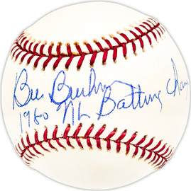 Bill Buckner Autographed Official AL Baseball Chicago Cubs "1980 NL Batting Champ" Beckett BAS QR #BM25264