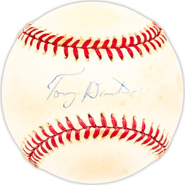 Tony Bartirome Autographed Official NL Baseball Pittsburgh Pirates Beckett BAS QR #BM25346