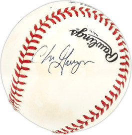 Chris Gwynn Autographed Official NL Baseball Los Angeles Dodgers SKU #227355