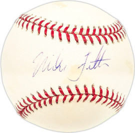 Mike Fetters Autographed Official MLB Baseball California Angels SKU #227680