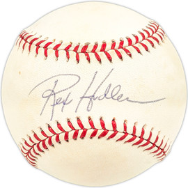 Rex Hudler Autographed Official AL Baseball California Angels SKU #227379
