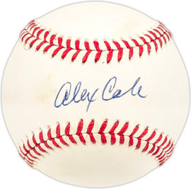 Alex Cole Autographed Official AL Baseball Cleveland Indians, Boston Red Sox SKU #227420