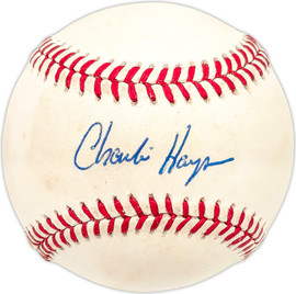 Charlie Hayes Autographed Official NL Baseball San Francisco Giants, Philadelphia Phillies SKU #227550