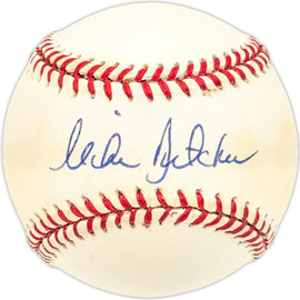 Mike Butcher Autographed Official AL Baseball California Angels SKU #227410