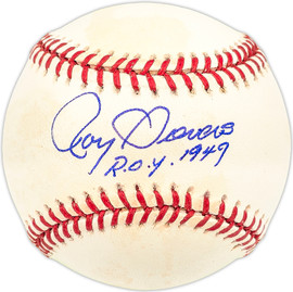 Roy Sievers Autographed Official AL Baseball Washington Senators "ROY 1949" SKU #227371