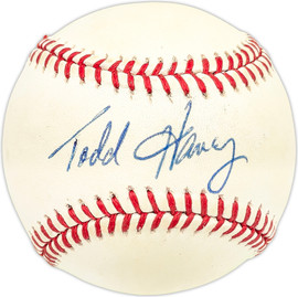 Todd Haney Autographed Official NL Baseball Chicago Cubs SKU #227388