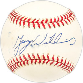 George Williams Autographed Official AL Baseball Oakland A's, San Diego Padres SKU #227429