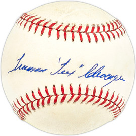 Truman Tex Clevenger Autographed Official AL Baseball Yankees, Senators SKU #227352