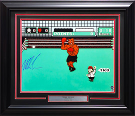 Mike Tyson Autographed Framed 16x20 Photo Nintendo Punch-Out!! Beckett BAS QR Stock #224813