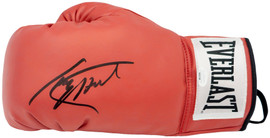 Larry Holmes Autographed Red Everlast Boxing Glove JSA Stock #227960