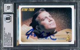 William Shatner Autographed 2006 Rittenhouse Card #53 Star Trek Captain Kirk Auto Grade Gem Mint 10 The Original Series 40th Anniversary Beckett BAS #16580842