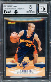 Stephen Curry Autographed 2009-10 Panini Rookie Card #372