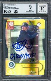 Ichiro Suzuki Autographed 2001 Donruss Elite Rookie Card #195
