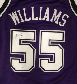 Sacramento Kings Jason Williams Autographed Purple Jersey JSA #WA673646