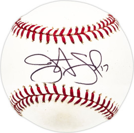 Justin Smoak Autographed Official MLB Baseball Blue Toronto Blue Jays, Texas Rangers MLB Holo #FJ502239