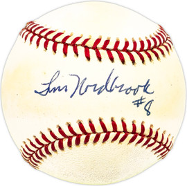 Tim Nordbrook Autographed Official AL Baseball Orioles, Blue Jays SKU #229804