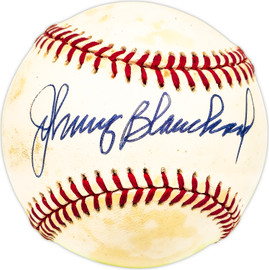 Johnny Blanchard Autographed Official AL Baseball New York Yankees SKU #229819