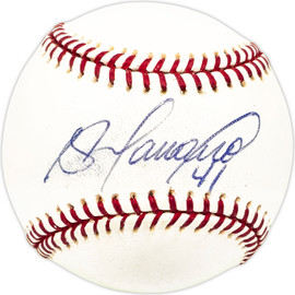 Dioner Navarro Autographed Official MLB Baseball New York Yankees, Tampa Bay Rays SKU #229922