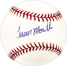 Juan Morillo Autographed Official MLB Baseball Colorado Rockies SKU #229939