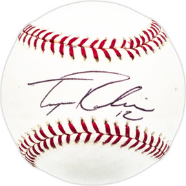 Trayvon Robinson Autographed Official MLB Baseball Los Angeles Dodgers MLB Holo #FJ946623