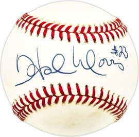 Hal Morris Autographed Official NL Baseball Cincinnati Reds, New York Yankees SKU #229546