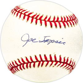 Joe Tepsic Autographed Official NL Baseball Brooklyn Dodgers SKU #229753