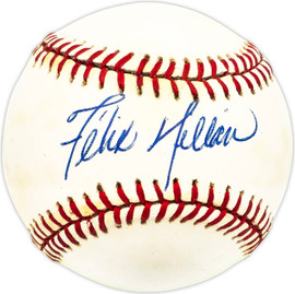 Felix Millan Autographed Official NL Baseball New York Mets SKU #229558