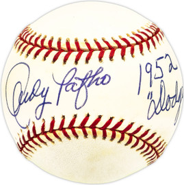 Andy Pafko Autographed Official NL Baseball Brooklyn Dodgers "1952 Dodgers" SKU #229575