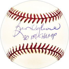 Ben Oglivie Autographed Official AL Baseball Milwaukee Brewers "80 HR Champ" SKU #229695
