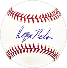 Roger Nelson Autographed Official MLB Baseball Cincinnati Reds, Baltimore Orioles SKU #229725