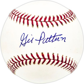 Gil Patterson Autographed Official MLB Baseball New York Yankees SKU #229749