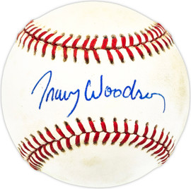 Tracy Woodson Autographed Official NL Baseball Los Angeles Dodgers, St. Louis Cardinals SKU #229593