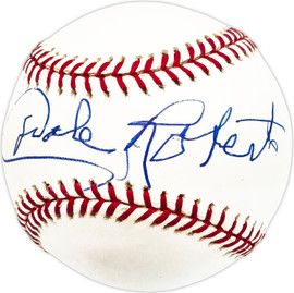 Dale Roberts Autographed Official MLB Baseball New York Yankees, Atlanta Braves Beckett BAS QR #BM17846