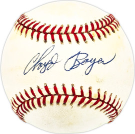 Cloyd Boyer Autographed Official AL Baseball New York Yankees, St. Louis Cardinals Beckett BAS QR #BM17808