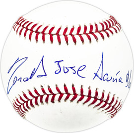 Ronald Acuna Jr. Autographed Official MLB Baseball Atlanta Braves Full Name Beckett BAS #Y60667