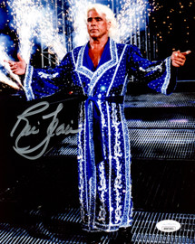 Ric Flair Autographed 8x10 Photo WWE JSA Stock #228782