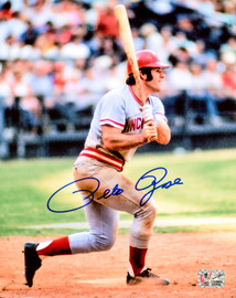 Pete Rose Autographed 8x10 Photo Cincinnati Reds PR Holo Stock #229038