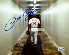 Pete Rose Autographed 8x10 Photo Cincinnati Reds PR Holo Stock #229040