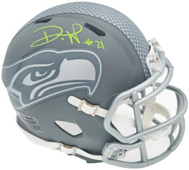 Devon Witherspoon Autographed Seattle Seahawks Slate Gray Speed Mini Helmet MCS Holo Stock #229506