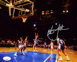 Christian Laettner Autographed 8x10 Photo Duke Blue Devils Game Winning 'The Shot' JSA Stock #230041