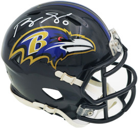 Roquan Smith Autographed Baltimore Ravens Black Speed Mini Helmet Beckett BAS Witness Stock #230072