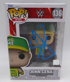 John Cena Autographed #136 Vinyl Figurine Funko POP JSA #WA999926