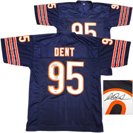 Chicago Bears Richard Dent Autographed Blue Jersey "MVP XX" Beckett BAS Witness Stock #231048