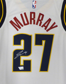 Denver Nuggets Jamal Murray Autographed White Nike Jersey Fanatics #SV33329634