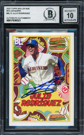 Julio Rodriguez Autographed 2023 Topps Big League Card #BL