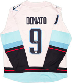 Seattle Kraken Ryan Donato Autographed White Adidas Authentic