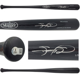 Unsigned Ash Black Louisville Slugger Pro Stock Baseball Bat Stock
