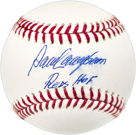 Dave Concepcion Autographed Official MLB Baseball Cincinnati Reds "Reds HOF" (Smudged) Beckett BAS Witness #W529094
