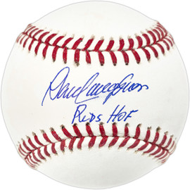 Dave Concepcion Autographed Official MLB Baseball Cincinnati Reds "Reds HOF" (Smudged) Beckett BAS Witness #W529106