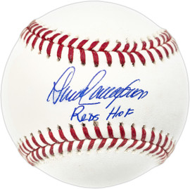 Dave Concepcion Autographed Official MLB Baseball Cincinnati Reds "Reds HOF" (Smudged) Beckett BAS Witness #W529125